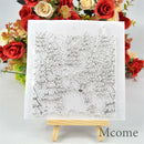 Xmas Forest framed Scrapbooking Album Card Decor DIY Craft Clear Stamps FT