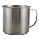 Stainless Steel Lid 4 inch Dia Capacity Water Cup Drink Mug