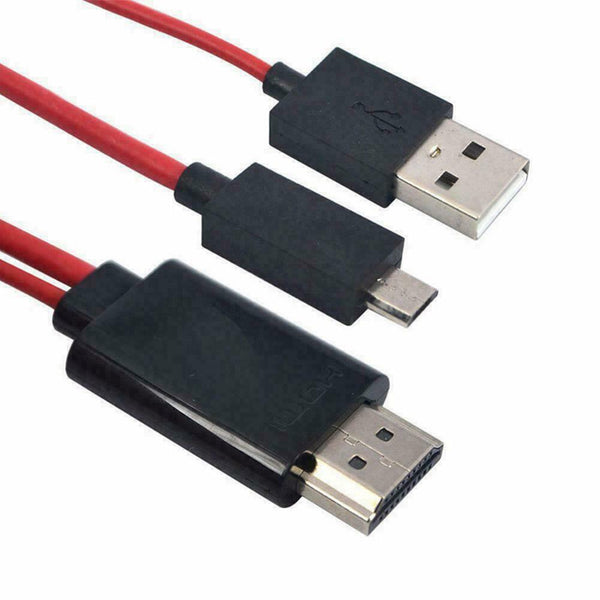 USB to HDMI Adapter Converter Cable AV HD For IOS Phone Android For MHL L7J8