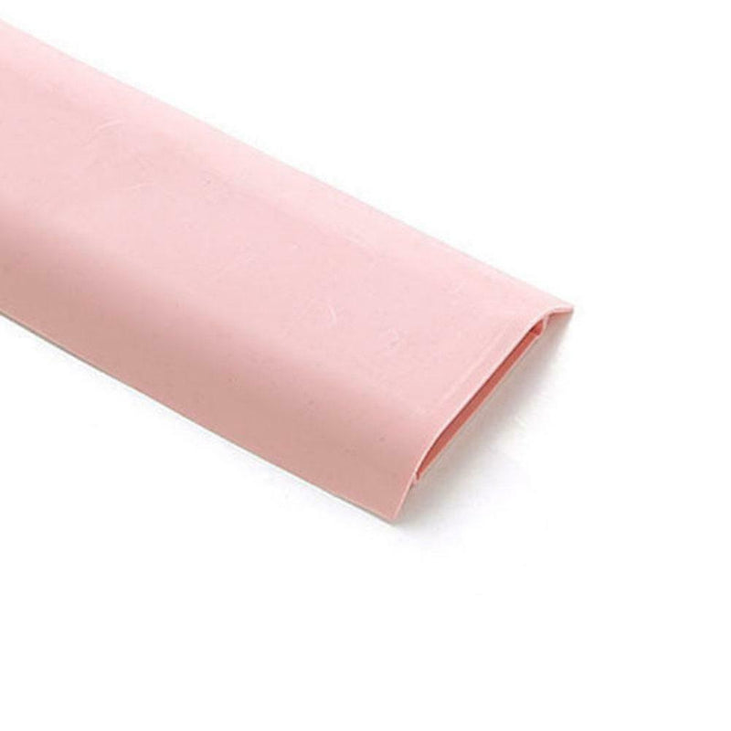 Self-Adhesive Raceway Wall Cord Duct Cover Cable Duct Ties Fixer (Pink)