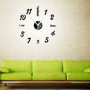 Creative Quartz Clock Acrylic Ultra Silent Wall Clock Living Room Decor