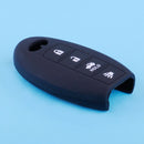4-BTN Remote Key Fob Silicone Cover Case fit for Infiniti EX35 FX50 G37 M45 QX56