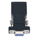 VGA Extender Female to LAN CAT5 CAT5E RJ45 Ethernet Female Adapter