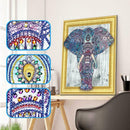 5D DIY Special Shaped Diamond Painting Elephant Embroidery Mosaic Craft Kit