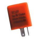 10PCS 12V Pin Adjustable Frequency LED Flasher Relay Turn Signal Blinker Orange