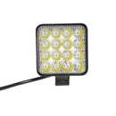 16LED Work Lamp 48W 2880LM 6500K Waterproof Square Car Truck Mini Spotlight
