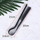 black folding v-shape comb hair straightener hairdressing straightene brush3cJ
