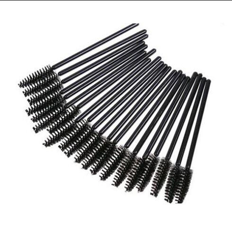 10PCS Disposable Oblique Design Rotate Eyelash brush Cosmetic Makeup Tool New