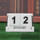 Home Daily-use Manual Wooden Combination Small Desk Calendar Desktop Decora