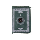 Color Random Portable Islamic Prayer Rug Mat Blanket Carpet With Compass Cy