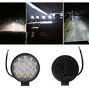 Car Truck Round LED Work Spot Light Flood Driving Lamp 42W 6500K 12V 24V