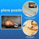 1000pcs DIY Paper Jigsaw Puzzle Light Bulb Assembling Picture Decoration