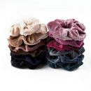 12 Pack Velvet Hair Scrunchies Hair Ties Elastic Hair Band Ropes for Women Girl