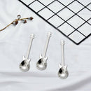 Guitar Coffee Teaspoons,4 Pcs Stainless Steel Musical Coffee Spoons Teaspoo S9U1