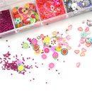 Add 12 kinds fruit pattern of slime DIY Slime Education CraftMudAntistress toyJR