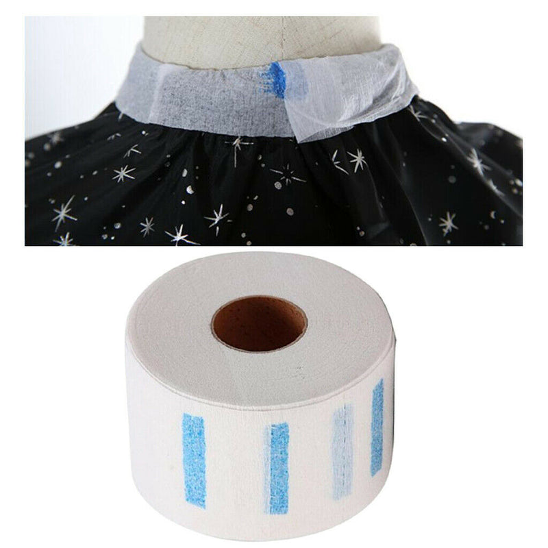 Neck Roll Paper Neck Covering Cutting Collar Hair Salon Accessories White