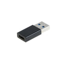 USB 3.0 Male to USB 3.1 Type C Female Connector Data Adapter USB-C Black