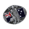 Knight Belt Buckle Western Cowboy Australian Flag Pattern Belt Buckles