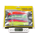 6pcs ing Lures Squid Octopus Skirts Sea  Soft Baits Tackles 12cm Plastic