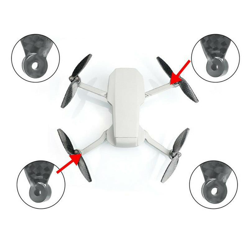 8pcs/set Carbon Propellers Blades for DJI Mavic Quick Release Props Black