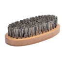 Boar Bristle Hair Brush Set and Men Beard Thin Hair Comb Mustache Brush