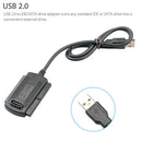 SATA/PATA/IDE to USB 2.0 Adapter Converter Cable for Hard Drive Disk   S Hn