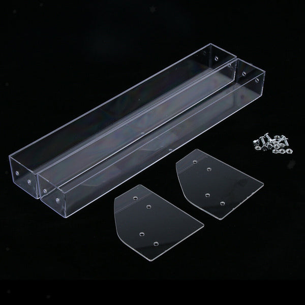 Acrylic Clear Nail Polish Lipstick Makeup Table Display Rack Holder 2 Tiers