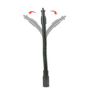 27cm Flexible Metal Tube 1/4" Adapter Screw Light Stand Extension Arm Tripod  Hn