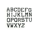 26pcs Alphabet Letter DIY Embroidery Clothes Patches Sew or Iron On Appliques ï¼D