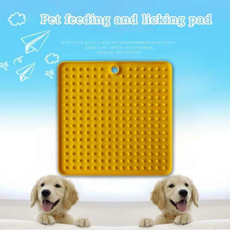 Pet Lick Food Mat for Dogs Cats Licky Slow Feeder Pet Feeding Licki Mat Pretty