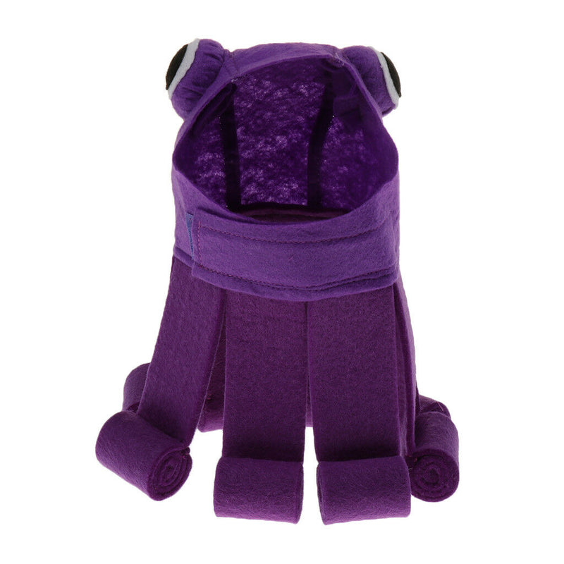 Octopus Wigs Pet Halloween Hat Adjustable Collar for Dog Cat Party Supplies