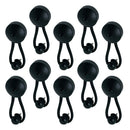 10Set Shock Cord Cover Clips and Lacing Knobs For Boat Truck Canvas