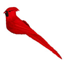 Artificial Feathered Bird Statues for Garden Decoration, Red