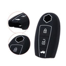 Car Remote Key Fob Cover 3 Buttons Silicone Case Holder For Suzuki SX4 Kizashi
