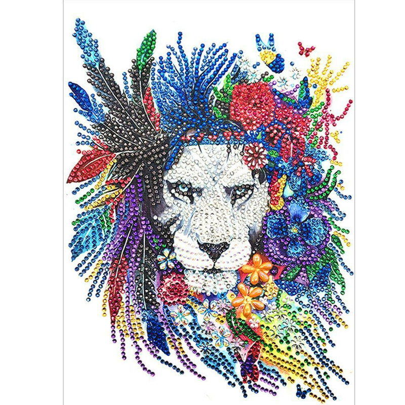 5D DIY Special Shaped Diamond Painting Animals Cross Stitch Kits (EF646)