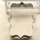 rectangular frame cookie molds stainless steel decor cookie cutter baking LJ