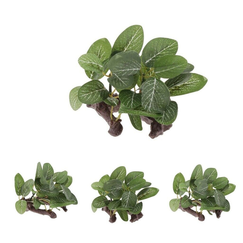 4PCS 9 X 6 X 8cm Aquarium Decor Fish Tank Decoration Ornament Artificial Plastic