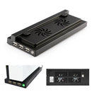 For Xbox One S Accessories Vertical Stand with Cooling Fan 3 Port HUB LED 3in,a
