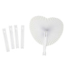 48 pcs Fan White Paper Deco Decoration Wedding Party Gift for the Guests An