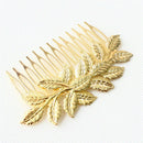1x Women Hair Clips Hair Comb Hairpin Alloy Leaves Elegant Headband  Hot New LJA