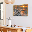 Diamond Painting Sunrise Sea Wave DIY Full Round Drill Wall Picture 40x30cm