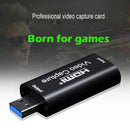 Mini USB 3.0 HDMI Capture Card Video Recorder Box for Camera Live Streaming