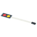 2 Keys button membrane switch matrix array 1x2 keyboard keypad control panel  3C
