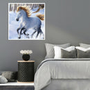 5D Full Round Diamond Painting Animals diy Cross Stitch (Horses-LD290)