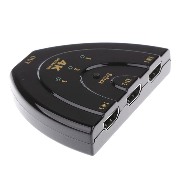 HDMI Switch 4K x 2K 3 Port 3x1 HDMI Switcher for HDTV Xbox Blu-ray Player