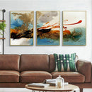 Abstract Ink Paint Un-framed Canvas Print Painting Pictures Home Decor Wa DFR
