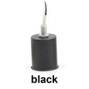 E27 Ceramic Screw Base Round LED Light Bulb Lamp Socket Holder Adapter meta