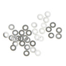 2000pcs Glasses Eyeglasses Flat Washers for Tiny Screws Tools 1.2mm 1.4mm