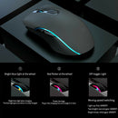 Gaming Mouse Rechargeable Wireless Silent 7 LED Backlit USB Optical Ergonomic bs