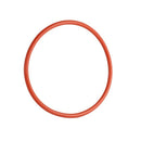 70 mm Outside Dia 3 mm thick Flexible Silicone O Ring Seal Brick Red J3P8